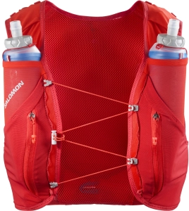 Kamizelka do biegania Salomon ADV Skin 12 Set with Flasks Flame Scarlet/Haute Red