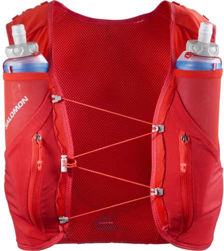 Kamizelka do biegania Salomon ADV Skin 12 Set with Flasks Flame Scarlet/Haute Red