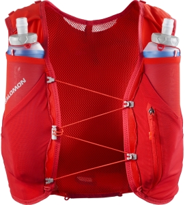 Kamizelka do biegania Salomon ADV Skin 5 Set Flame Scarlet/Haute Red