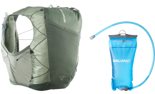 Plecak Salomon Active Skin 12 Reservoir Laurel Wreath/Llily Pad