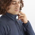 Bluza Salomon Essential Lightwarm FZ M Blue Nights