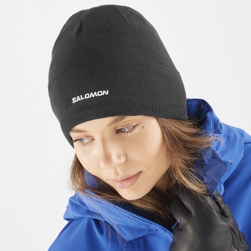 Czapka Salomon Beanie Deep Black