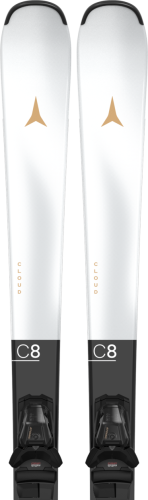 Narty Atomic Cloud C8 White + Wiązania M10 GW 2026