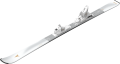 Narty Atomic Cloud C7 White + Wiązania M10 GW 2026