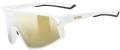 Okulary Uvex Skyryse White Matt/Mirror Gold S3    