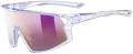 Okulary Uvex Skyryse Clear Purple/Mirror Lavender S3     