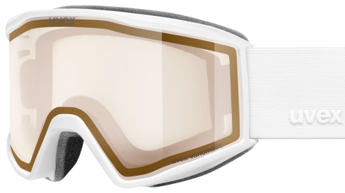 Gogle narciarskie Uvex Blast Pro V White Matt/Red Clear S0-S4