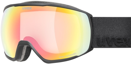 Gogle Uvex Victorious V Black Matt/Vario Rainbow Mirror S1-S3 