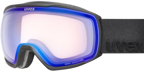Gogle Uvex Victorious V Black Matt/Vario Blue Mirror S1-S3  