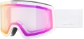Gogle Uvex Provoqe V White Matt/Vario Pink Mirror S1-S3 