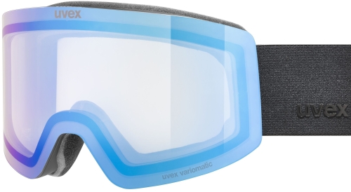 Gogle Uvex Provoqe V Black Matt/Vario Blue Mirror S1-S3 