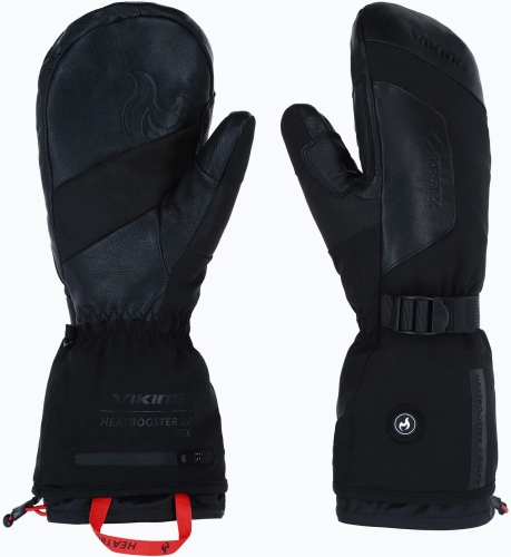 Rękawice z Ogrzewaniem Viking Heatbooster 2.0 GTX Mitten Ski Black