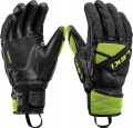Rękawice Narciarskie Leki WCR Venom DH 3D Black/Ice Lemon 2026