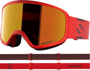 Gogle Salomon Aksium 2.0 Cherry Tomato/Mid Red S2 