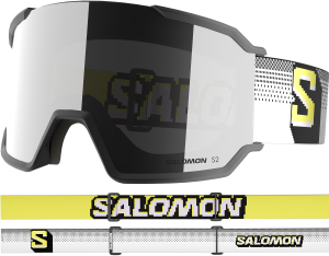 Gogle Salomon S/View 3 ML Black Pixels/Super White S2