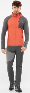 Bluza Viking Birger Hoodie Man Orange/Gray