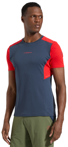 Męska Koszulka La Sportiva Ridge T-Shirt M Night Sky/Mountain Red