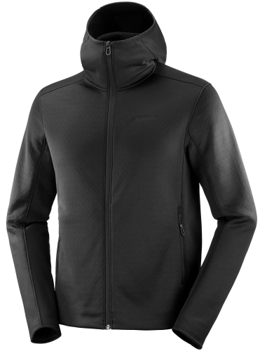 Bluza Salomon Outline Warm Fleece HD M Men Deep Black