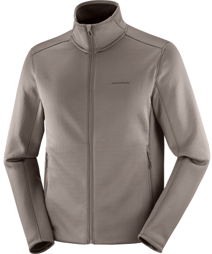 Bluza Salomon Outline Warm Fleece FZ M Iron