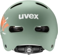 Kask Rowerowy Uvex Kid 4 Style Bam Moss Green/Papaya Matt