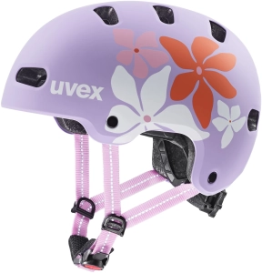 Kask Rowerowy Uvex Kid 4 Style Flower Lilac Matt