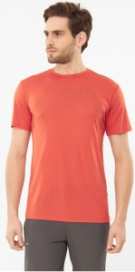 T-shirt Viking Morain Bamboo Man Orange