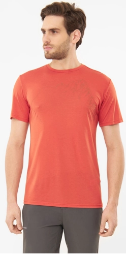 T-shirt Viking Morain Bamboo Man Orange