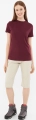 T-shirt Viking Salen Merino Lady Claret