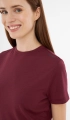 T-shirt Viking Salen Merino Lady Claret