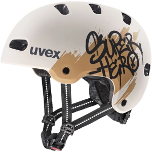 Kask Rowerowy Uvex Kid 4 Style Super Hero Warm Grey  Matt 