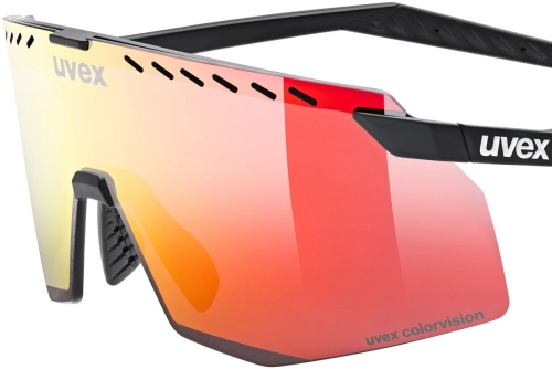 Okulary Uvex Pace Stage  CV Black Matt/Mirror Red