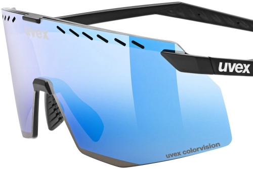 Okulary Uvex Pace Stage  CV Black Matt/Mirror Blue