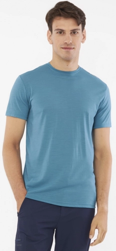 T-shirt Viking Salen Merino Man Blue