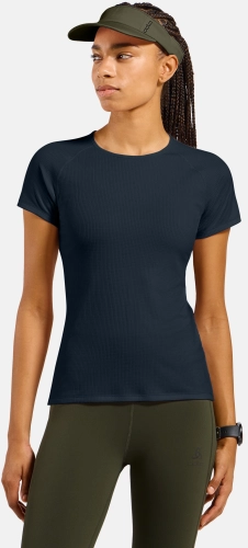 Koszulka damska Odlo BL TOP crew neck s/s Active Light Navy