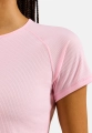 Koszulka damska Odlo BL TOP crew neck s/s Active Light Powder Pink