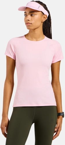 Koszulka damska Odlo BL TOP crew neck s/s Active Light Powder Pink