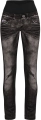 Spodnie Crazy Wonder Magic Print Jeans Black Woman  