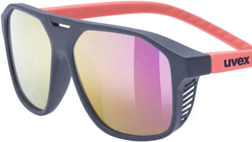 Okulary UVEX Junior Blue Red Matt/Mirror Purple