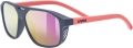 Okulary UVEX Junior Blue Red Matt/Mirror Purple