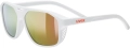 Okulary UVEX Junior White Matt/Mirror Red