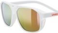 Okulary UVEX Junior White Matt/Mirror Red