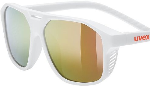 Okulary UVEX Junior White Matt/Mirror Red