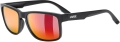 Okulary Uvex Poise Black Matt/Mirror Red