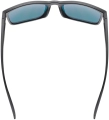 Okulary Uvex Poise Black Matt/Mirror Red