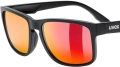 Okulary Uvex Poise Black Matt/Mirror Red