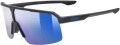 Okulary Uvex Ramp Black Matt/Mirror Blue