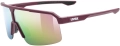 Okulary Uvex Ramp Burgundy Matt/Mirror Rose