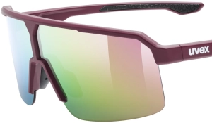 Okulary Uvex Ramp Burgundy Matt/Mirror Rose