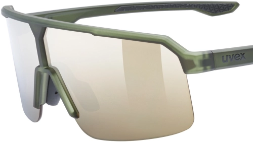 Okulary Uvex Ramp Olive Matt/Mirror Gold