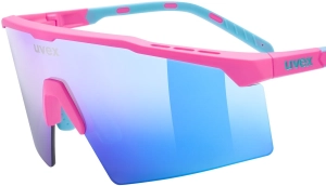 Okulary Uvex Flowline Pink Matt/Mirror Blue
